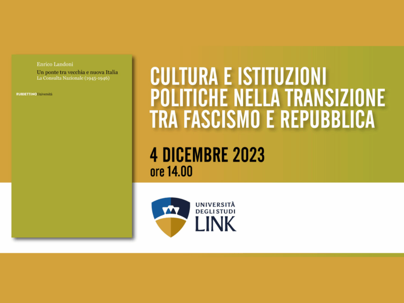 Cultura e istituzioni politiche nella transizione tra fascismo e repubblica